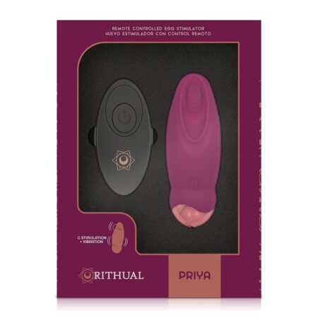 RITHUAL PRIYA REM. CONTR. EGG G-SPOT + VIBRATION -