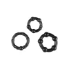 Performance Black Erection Rings - Packaged