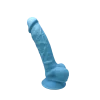 SILEXD DILDO Model 1 7" Blue