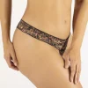 Underneath Gigi Crotchless Thong Leopard