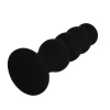 BLACK&SILVER - SCOTT PREMIUM SILICONE ANAL PLUG BLACK