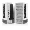 BLACK&SILVER - SCOTT PREMIUM SILICONE ANAL PLUG BLACK