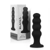 BLACK&SILVER - SCOTT PREMIUM SILICONE ANAL PLUG BLACK