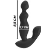 BLACK&SILVER - CORA ANAL PLUG SILICONE REMOTE CONTROL