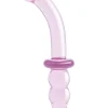 GLAZE GLASS ROSEBUD G-SPOT DILDO