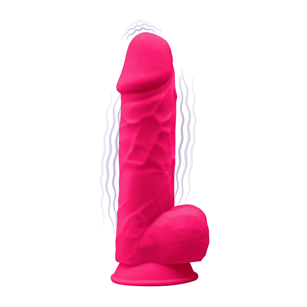 SILEXD PINK VIBRATOR 8.5INCH MODEL1