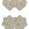 Pretty Pasties - Heart & Flower GLOW - 2 Pair NS NOVELTIES