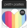 Pretty Pasties - Pride Heart & Flower - 2 Pair NS NOVELTIES