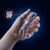 Blush Rize Squeezy Multi-Textured Chamber Squeezable Clear Stroker