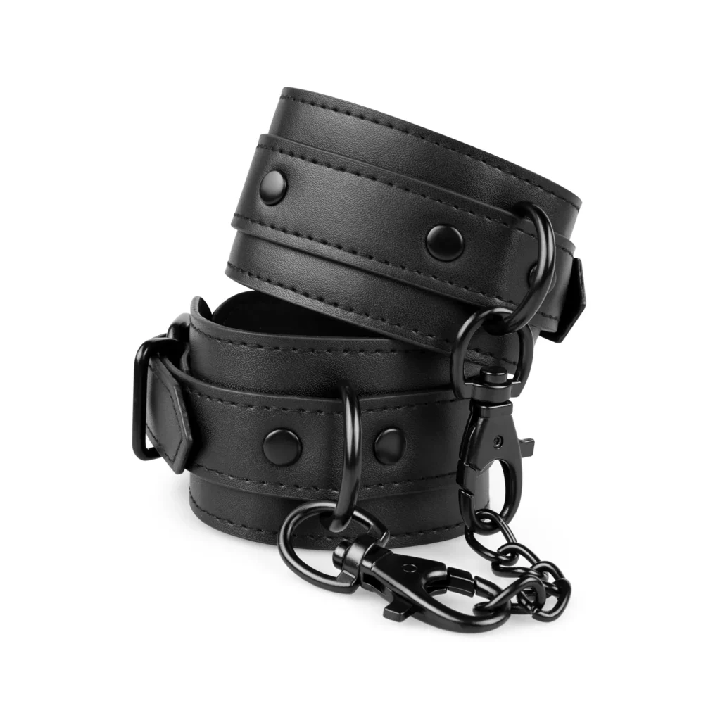 Faux Leather Ankle Cuffs Bedroom Fantasies