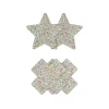 Pretty Pasties - Star & Cross - 2 Pair NS NOVELTIES