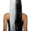 Manic Panic® Raven™ Virgin™ Downtown Diva Wig, Long Straight with Curved Fringe, Heat Styleable