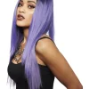 Manic Panic® Amethyst Ombre™ Super Vixen Wig, Long Straight with Side Parting, Heat Styleable