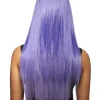 Manic Panic® Amethyst Ombre™ Super Vixen Wig, Long Straight with Side Parting, Heat Styleable