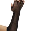 BACI FINGERLESS FISHNET OPERA GLOVE