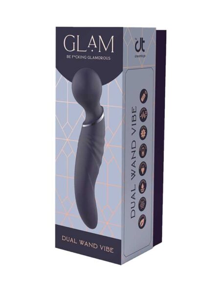 Glam Dual Wand Vibrator - Dream Toys