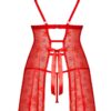 Obsessive Claussica Babydoll & String Red