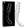 NEBULA SERIES BY IBIZA - MODEL 14 DILDO BOROSILICATE GLASS 18.5 X 3 CM CLEAR