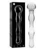 NEBULA SERIES BY IBIZA - MODEL 13 DILDO BOROSILICATE GLASS 18 X 3.5 CM CLEAR