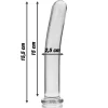 NEBULA SERIES BY IBIZA - MODEL 9 DILDO BOROSILICATE GLASS