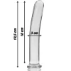 NEBULA SERIES BY IBIZA - MODEL 17 DILDO BOROSILICATE GLASS 18.5 X 3 CM CLEAR