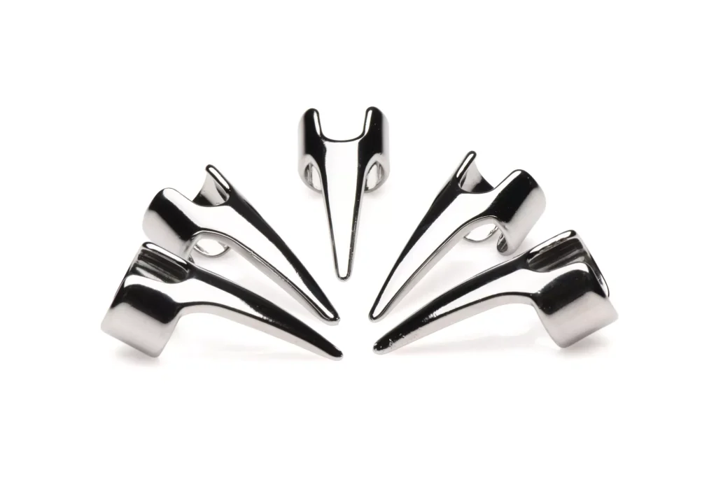 Five-Piece Sensation Claw Rings - Silver