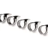 Five-Piece Sensation Claw Rings - Silver