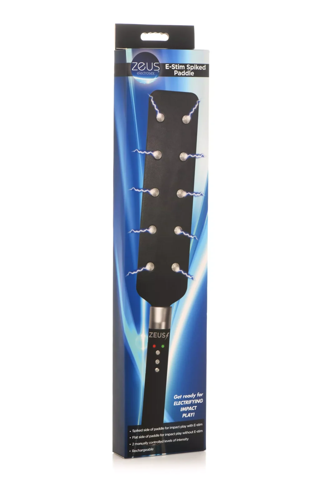 E-Stim Spiked Paddle - Zeus Electrosex