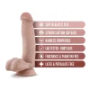 Ρεαλιστικό dildo Dr. Mark 7 Inch Dildo with Balls Beige