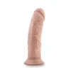 Ρεαλιστικό ομοίωμα πέους DR. SKIN 8Inch Cock Suction Cup Vanilla