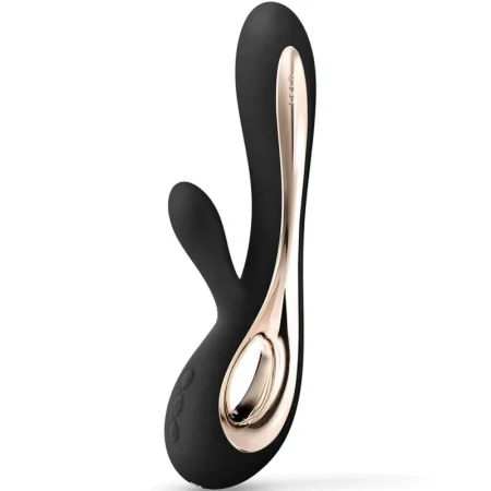 Δονητής τύπου rabbit LELO - SORAYA 2 BLACK RABBIT VIBRATOR