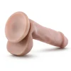 Ομοίωμα πέους DR SKIN Plus 6 Inch Posable Dildo With Balls Vanilla