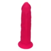 DILDO 6INCH FUCHSIA THERMO REACTIVE - REAL LOVE DREAMTOYS