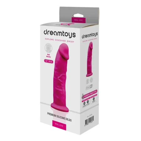 Dildo 7.5Inch Fuchsia DREAMTOYS - REAL LOVE