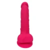 Dildo with Balls 7Inch Fuchsia - REAL LOVE | DREAMTOYS