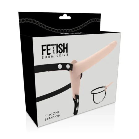 FETISH SUBMISSIVE HARNESS - FLESH SILICONE 15 CM