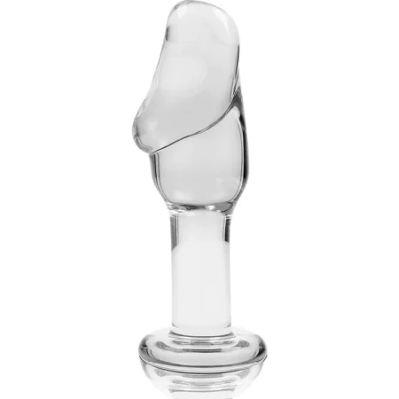 Γυάλινη πρωκτική σφήνα NEBULA SERIES BY IBIZA - MODEL 6 ANAL PLUG BOROSILICATE GLASS CLEAR 12.5 CM X 4 CM