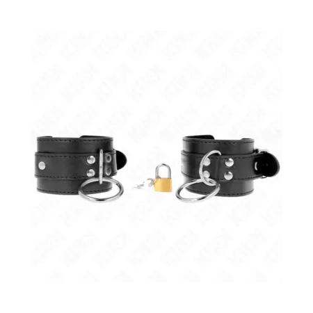 Χειροπέδες KINK - O-RING LOCKED WRIST RESTRAINTS BLACK ADJUSTABLE 20-28 CM X 5.5 CM