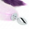 Πρωκτική σφήνα KINK - ANAL PLUG SIZE S 7 X 3 CM WITH SYNTHETIC TAIL 40 CM PURPLE