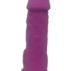 Ρεαλιστικό ομοίωμα DILDO 8.5INCH WITH BALLS PURPLE THERMO REACTIVE - REAL LOVE DREAMTOYS