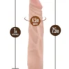 Ρεαλιστικό ομοίωμα πέους Dr. Skin By Blush® | Realistic Cock Realistic Beige 7.5-Inch long Dildo With Suction Cup Base