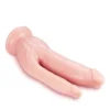 Διπλό ομοίωμα πέους Dr. Skin By Blush® | Vanilla 8-Inch long Dildo With Suction Cup Base