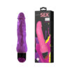 Ρεαλιστικός δονητής BAILE - COLORFUL SEX LILAC REALISTIC VIBRATOR 24 CM