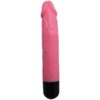 Ρεαλιστικός δονητής BAILE - COLORFUL SEX REALISTIC VIBRATOR PINK 23 CM