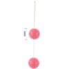 Κολπικές μπάλες BAILE - A DEEPLY PLEASURE PINK TEXTURED BALLS 3.6 CM