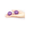 Κολπικές μπάλες BAILE - A DEEPLY PLEASURE PURPLE TEXTURED BALLS 3.6 CM