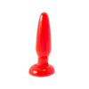 Πρωκτική σφήνα BAILE - SMALL RED ANAL PLUG 15 CM