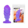 Πρωκτική σφήνα BAILE - UNISEX ANAL PLUG WITH LILAC SUCTION CUP