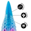 Ομοίωμα πέους EPIC - PHORCYS BLUE TENTACLE DILDO SMALL SIZE