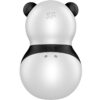 Διεγέρτης κλειτορίδας SATISFYER - POCKET PANDA STIMULATOR & VIBRATOR BLACK AND WHITE